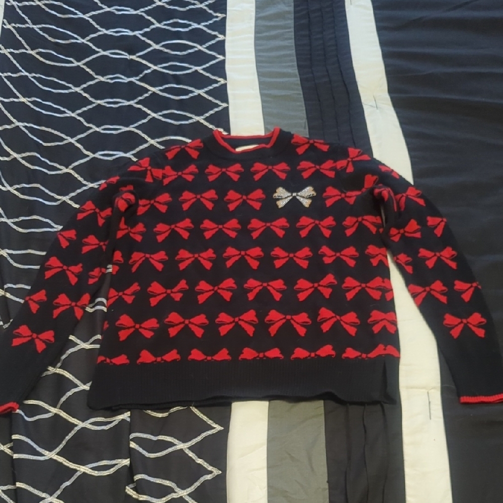 Charter Club Red Bow Sweater